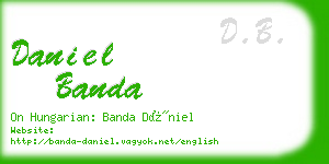 daniel banda business card